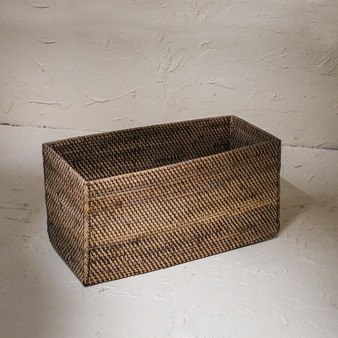 Rattan storage baskets - Different sizes and colours! - Coastal Villa Homeware